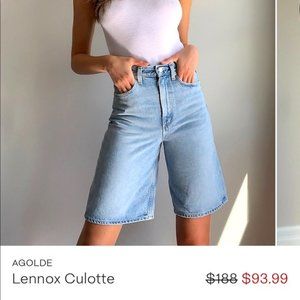 ISO: AGOLDE Lennox Culotte Shorts Size 27